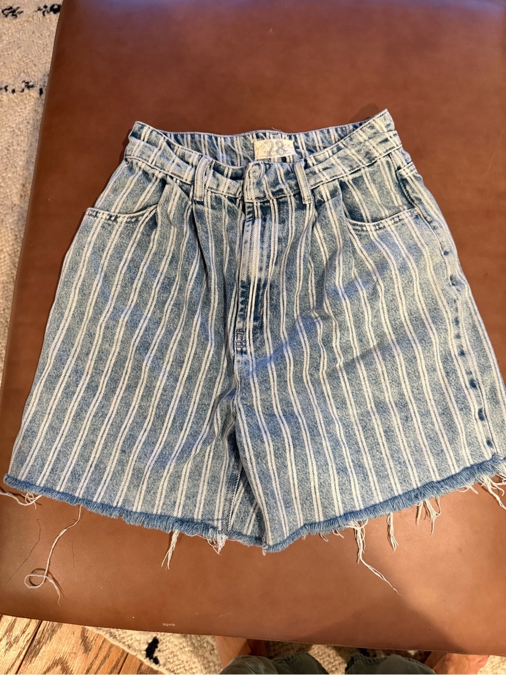 We the Free Striped Jorts We the Free Striped Shorts Free People Striped Shorts